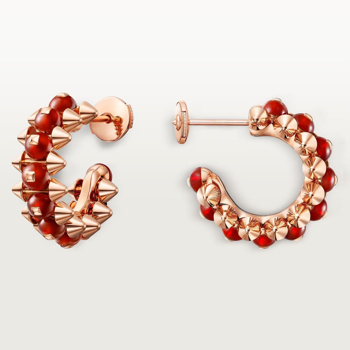 [Love's Uplift]CLASH 7.9MM AGATE CHALCEDONY EARRINGS