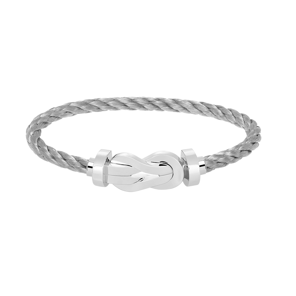 [Love's Uplift]CHANCE LARGE 8 FIGURE BUCKLE NO DIAMOND BRACELET SILVER