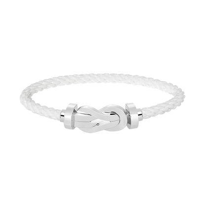 [Love's Uplift]CHANCE LARGE 8 FIGURE BUCKLE NO DIAMOND BRACELET SILVER
