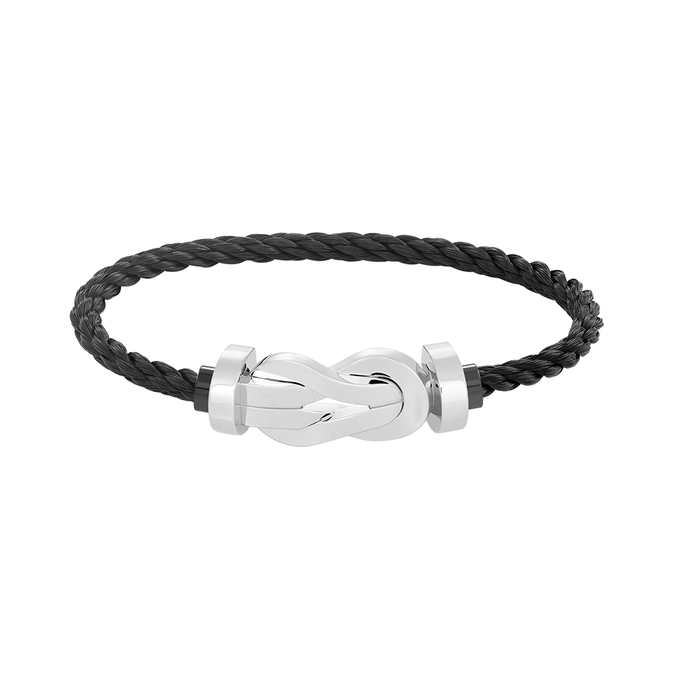 [Love's Uplift]CHANCE LARGE 8 FIGURE BUCKLE NO DIAMOND BRACELET SILVER