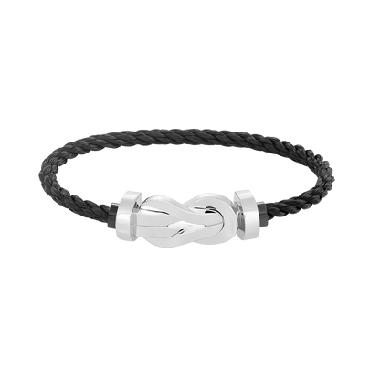 [Love's Uplift]CHANCE LARGE 8 FIGURE BUCKLE NO DIAMOND BRACELET SILVER