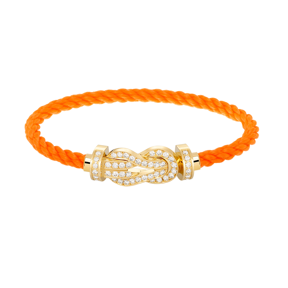 [Love's Uplift]CHANCE LARGE 8 FIGURE BUCKLE FULLDIAMOND BRACELET GOLD