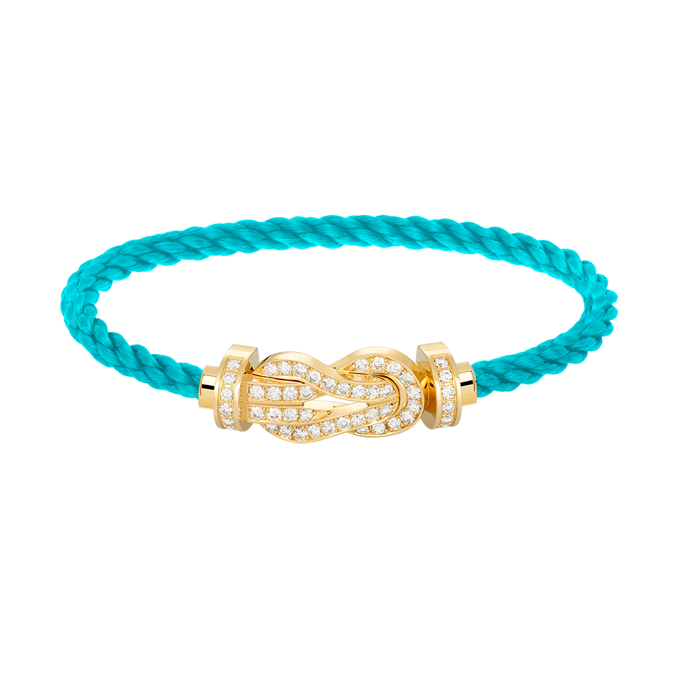 [Love's Uplift]CHANCE LARGE 8 FIGURE BUCKLE FULLDIAMOND BRACELET GOLD