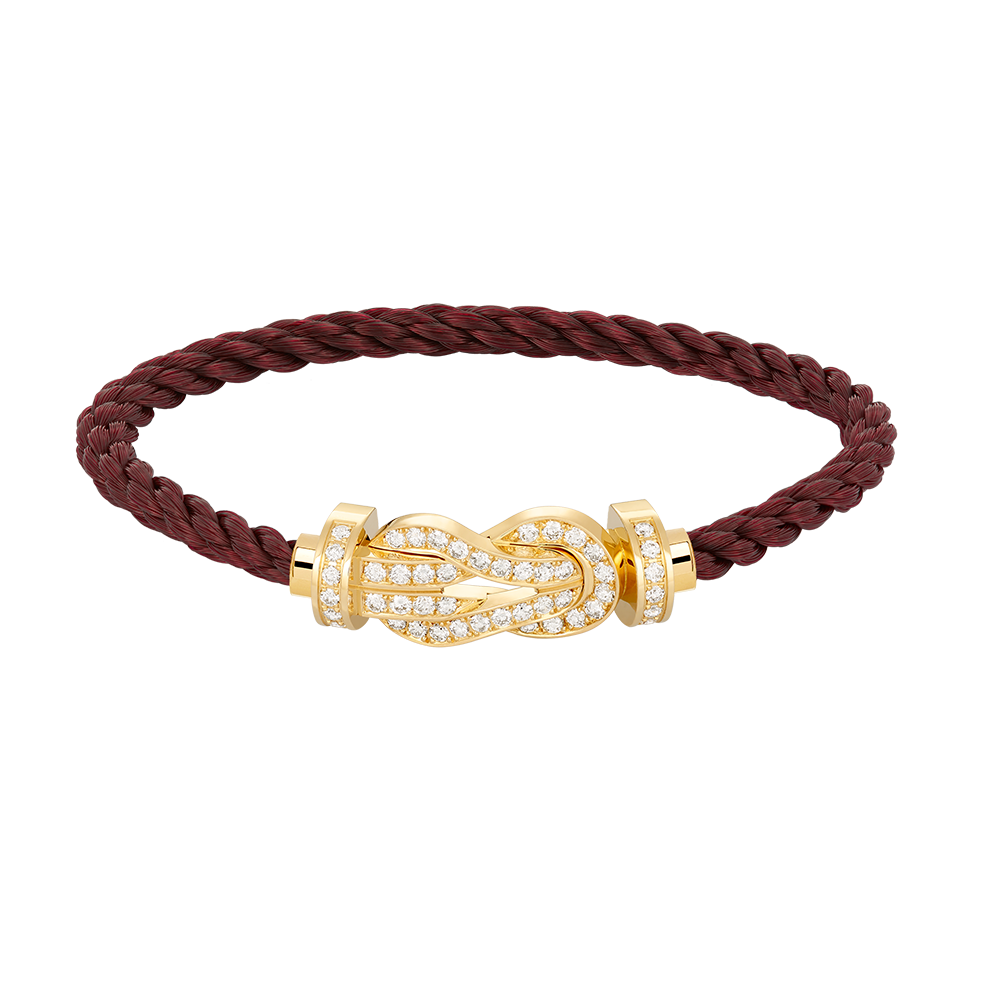[Love's Uplift]CHANCE LARGE 8 FIGURE BUCKLE FULLDIAMOND BRACELET GOLD