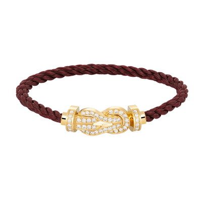 [Love's Uplift]CHANCE LARGE 8 FIGURE BUCKLE FULLDIAMOND BRACELET GOLD