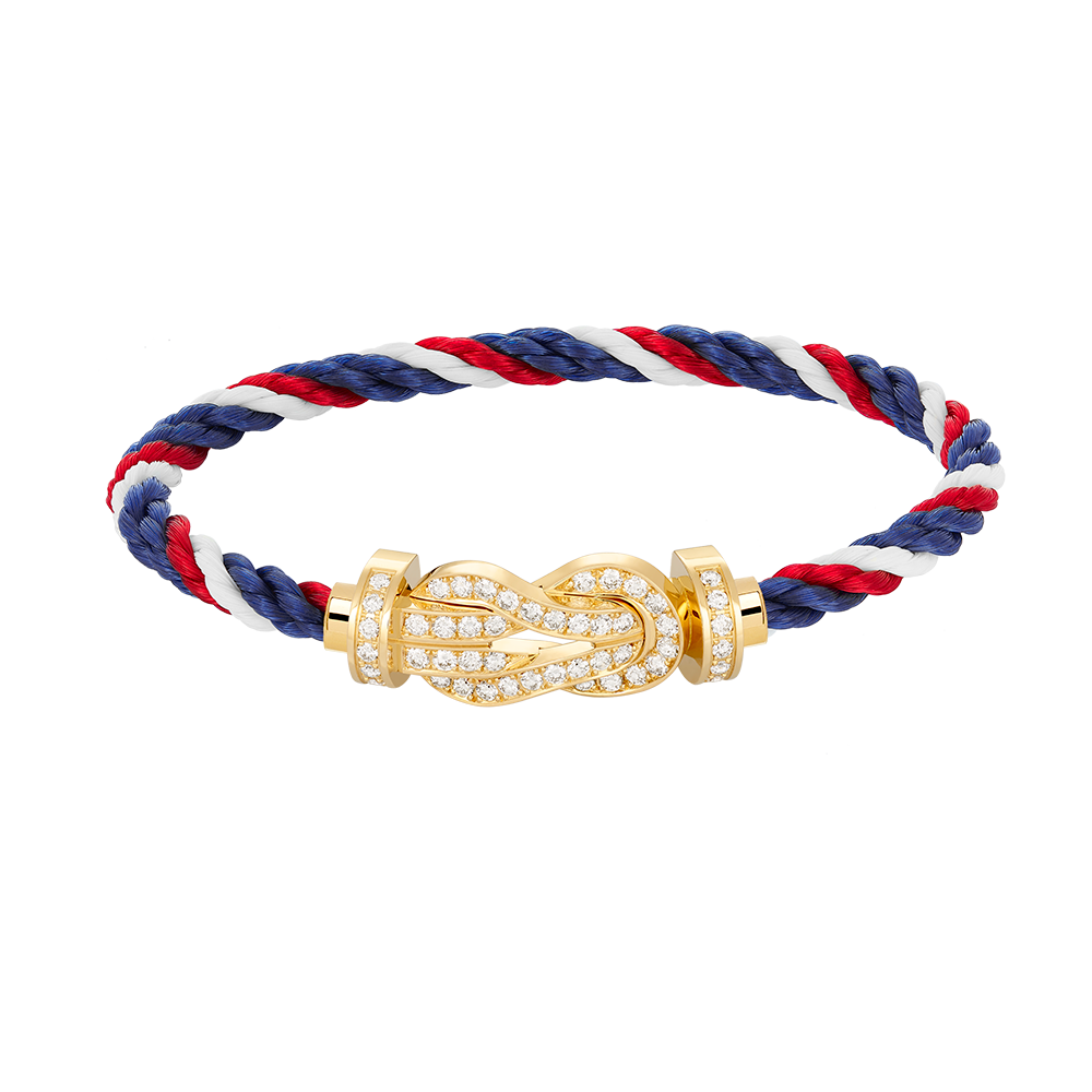 [Love's Uplift]CHANCE LARGE 8 FIGURE BUCKLE FULLDIAMOND BRACELET GOLD