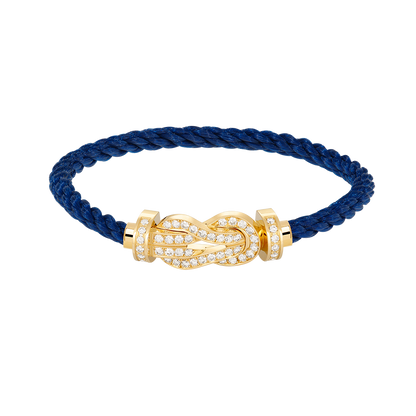 [Love's Uplift]CHANCE LARGE 8 FIGURE BUCKLE FULLDIAMOND BRACELET GOLD