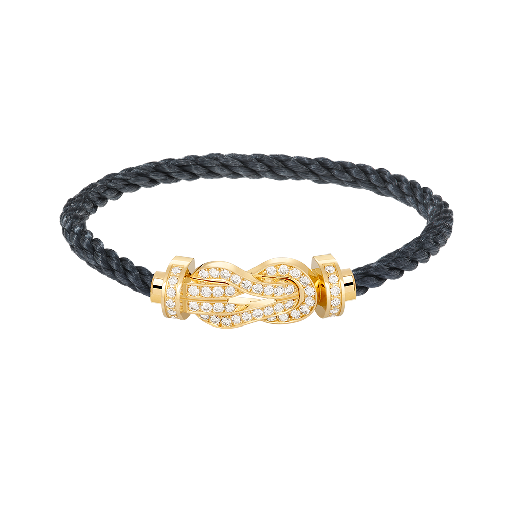 [Love's Uplift]CHANCE LARGE 8 FIGURE BUCKLE FULLDIAMOND BRACELET GOLD