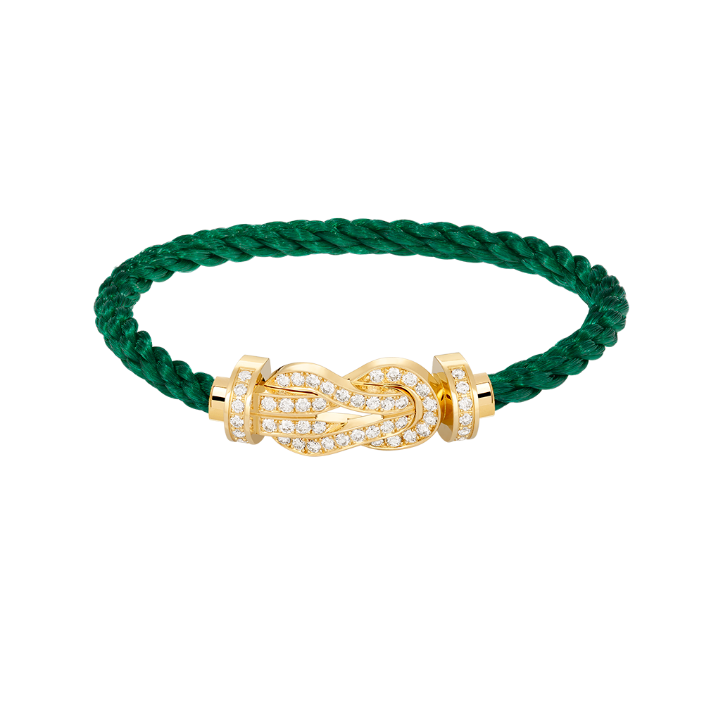 [Love's Uplift]CHANCE LARGE 8 FIGURE BUCKLE FULLDIAMOND BRACELET GOLD