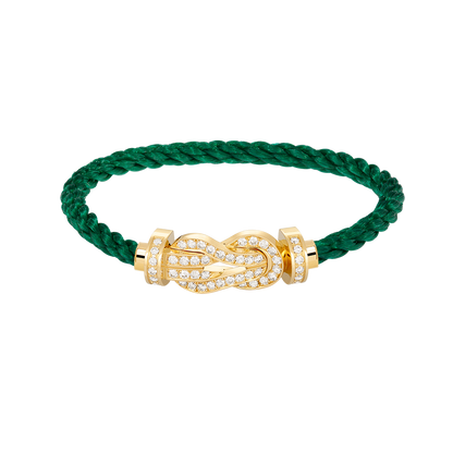 [Love's Uplift]CHANCE LARGE 8 FIGURE BUCKLE FULLDIAMOND BRACELET GOLD