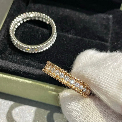 [Love's Uplift]PERLEE DIAMOND ROSE GOLD RING