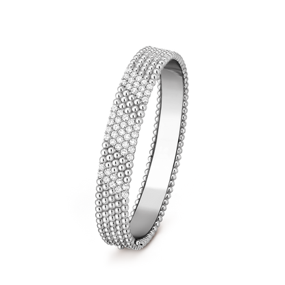 [Love's Uplift]  FIVE-ROW DIAMOND BRACELET