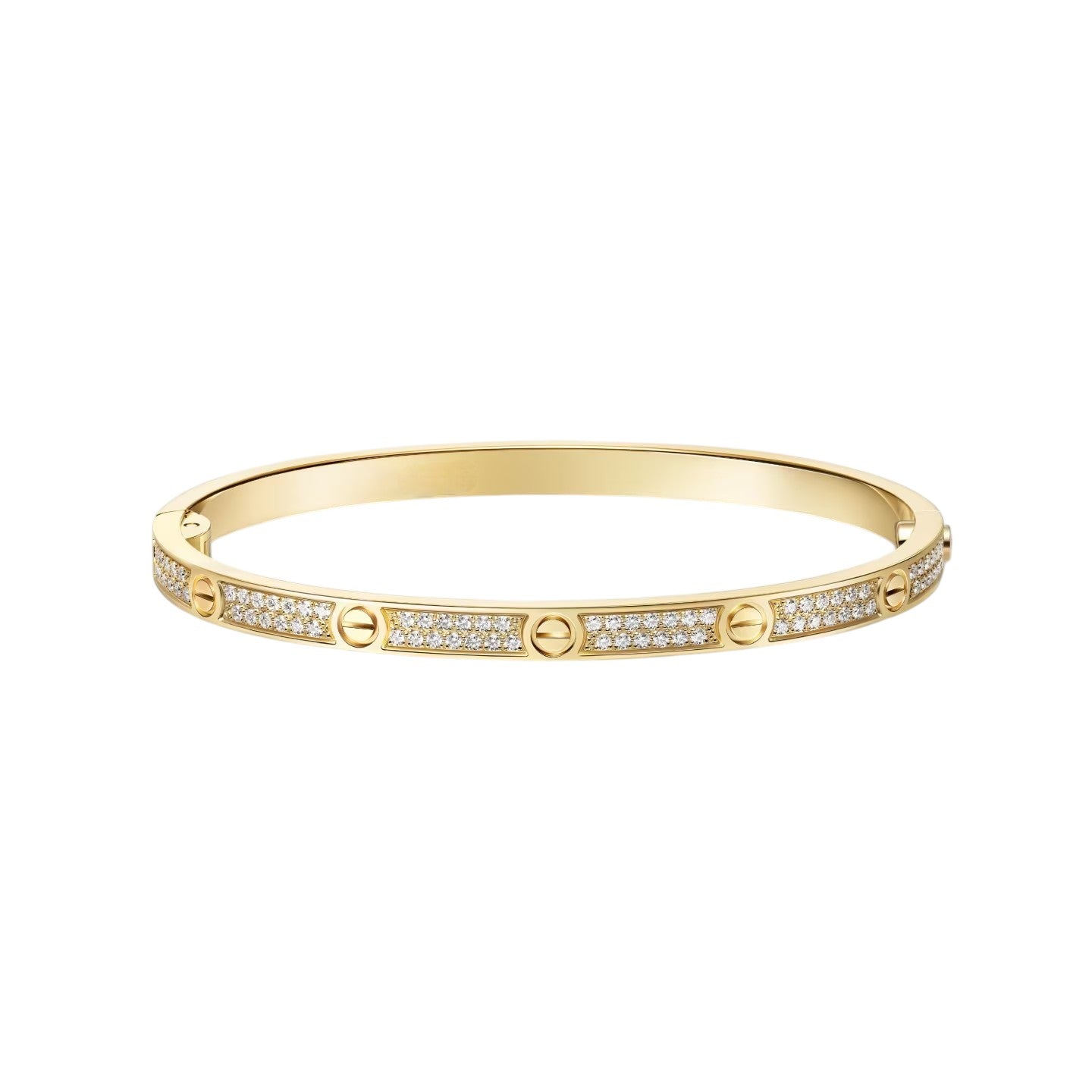 [Love's Uplift]LOVE BRACELET 3.65MM DIAMOND-PAVED