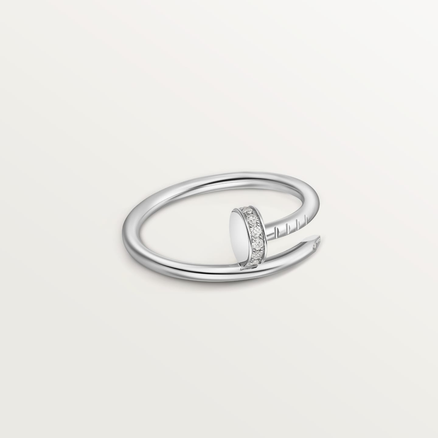 [Love's Uplift]JUSTE 1.8MM HALF DIAMOND RING