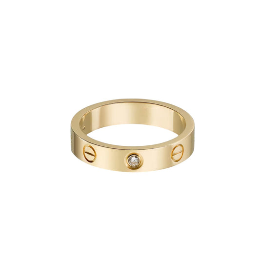 [Love's Uplift]LOVE 4MM 1 DIAMOND RING