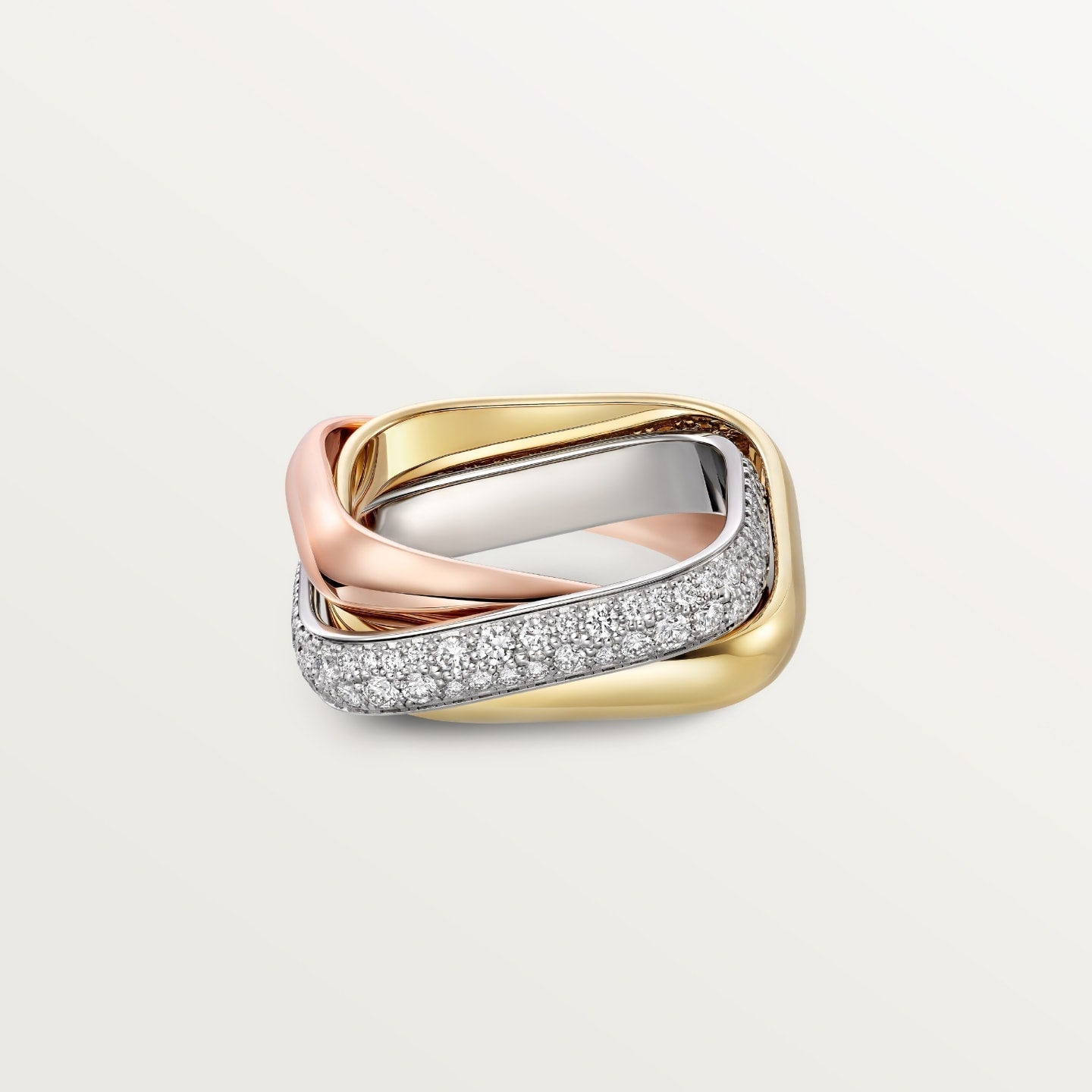 [Love's Uplift Jewelry] TRINITY 3.5MM CUSHION RING COLLECTION