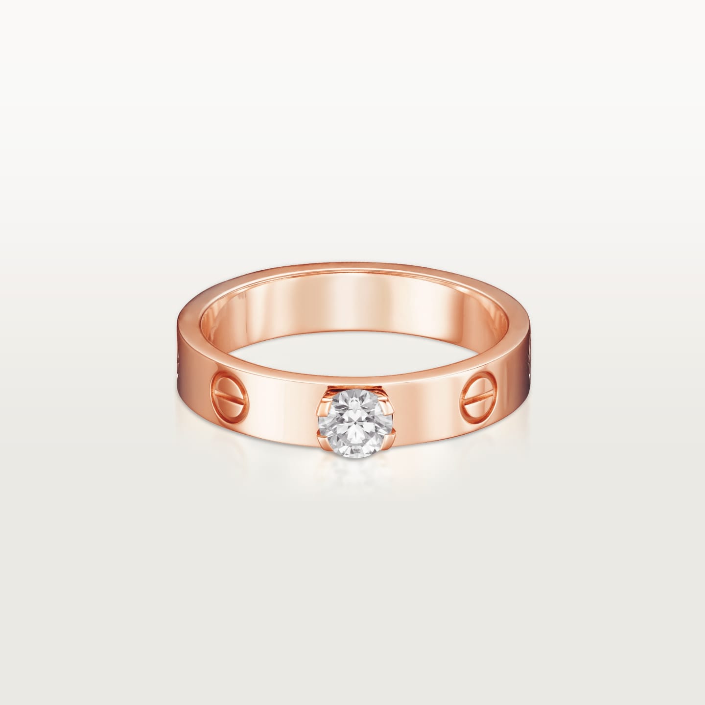 [Love's Uplift]LOVE RING 3.6MM 1 BIG DIAMOND