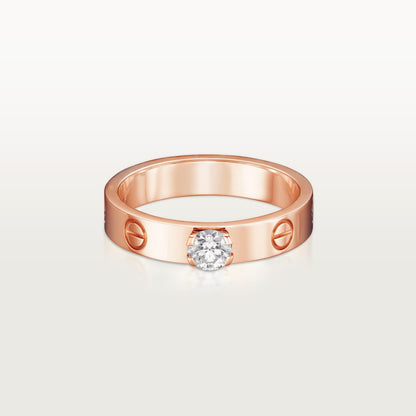 [Love's Uplift]LOVE RING 3.6MM 1 BIG DIAMOND