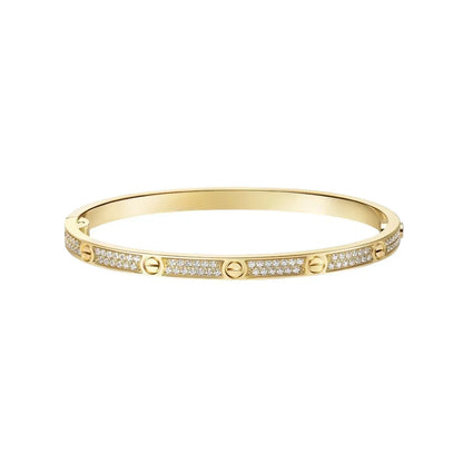 [Love's Uplift] LOVE & JUSTE Baby Move Diamond Bracelet Stack Set