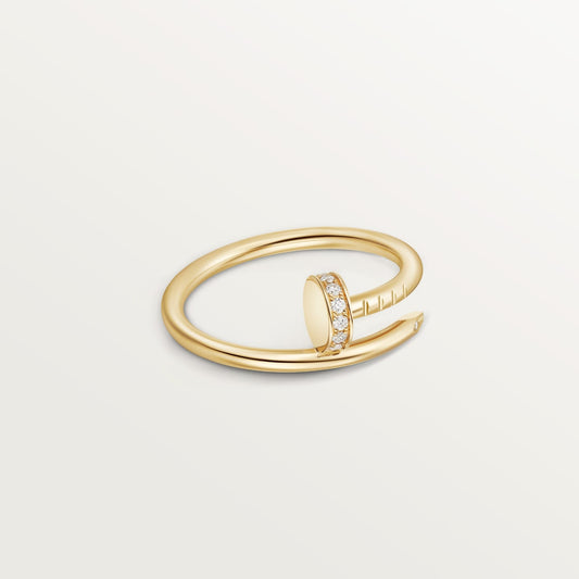 [Love's Uplift]JUSTE 1.8MM HALF DIAMOND RING
