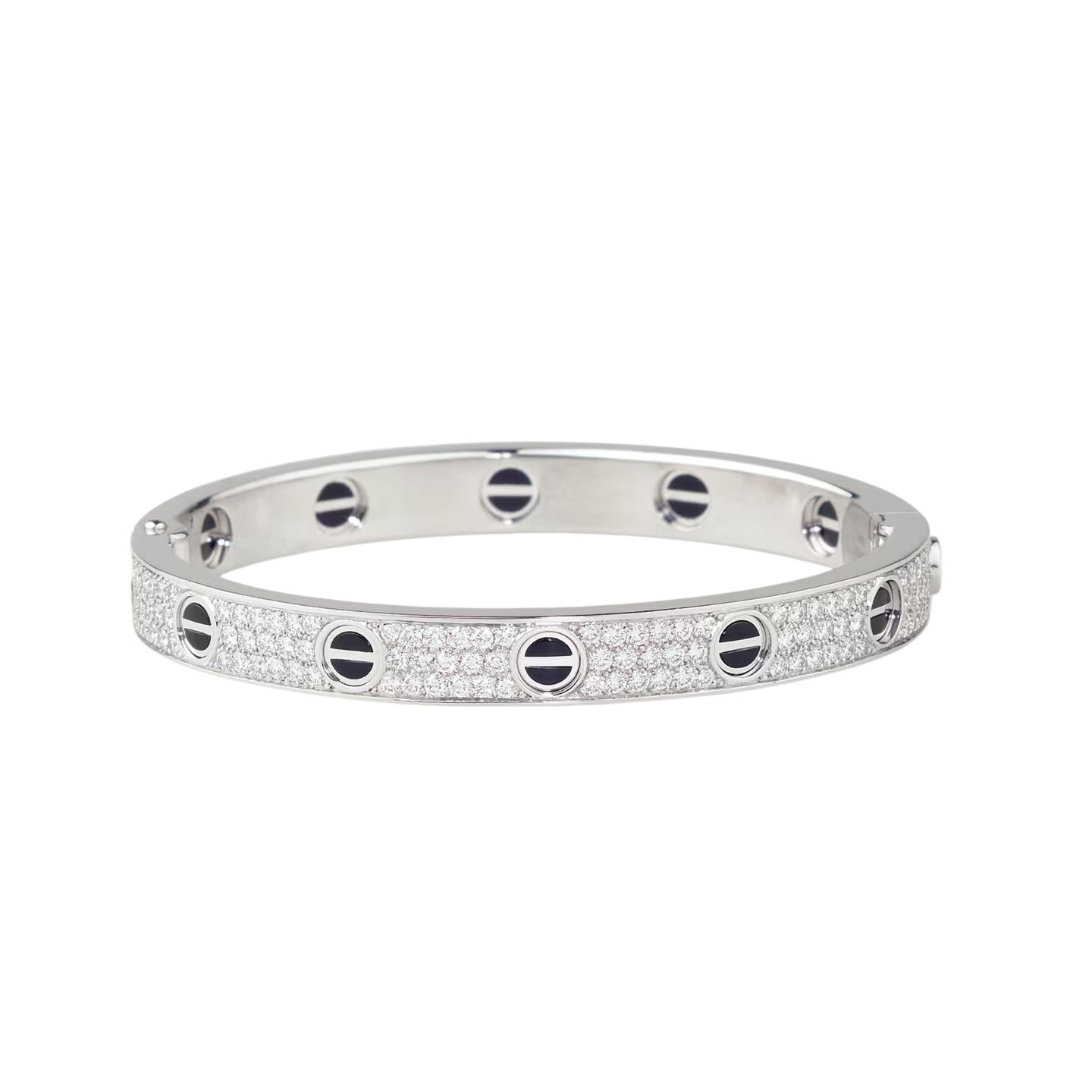 [Love's Uplift]LOVE BRACELET 6.1MM DIAMOND-PAVED CERAMIC