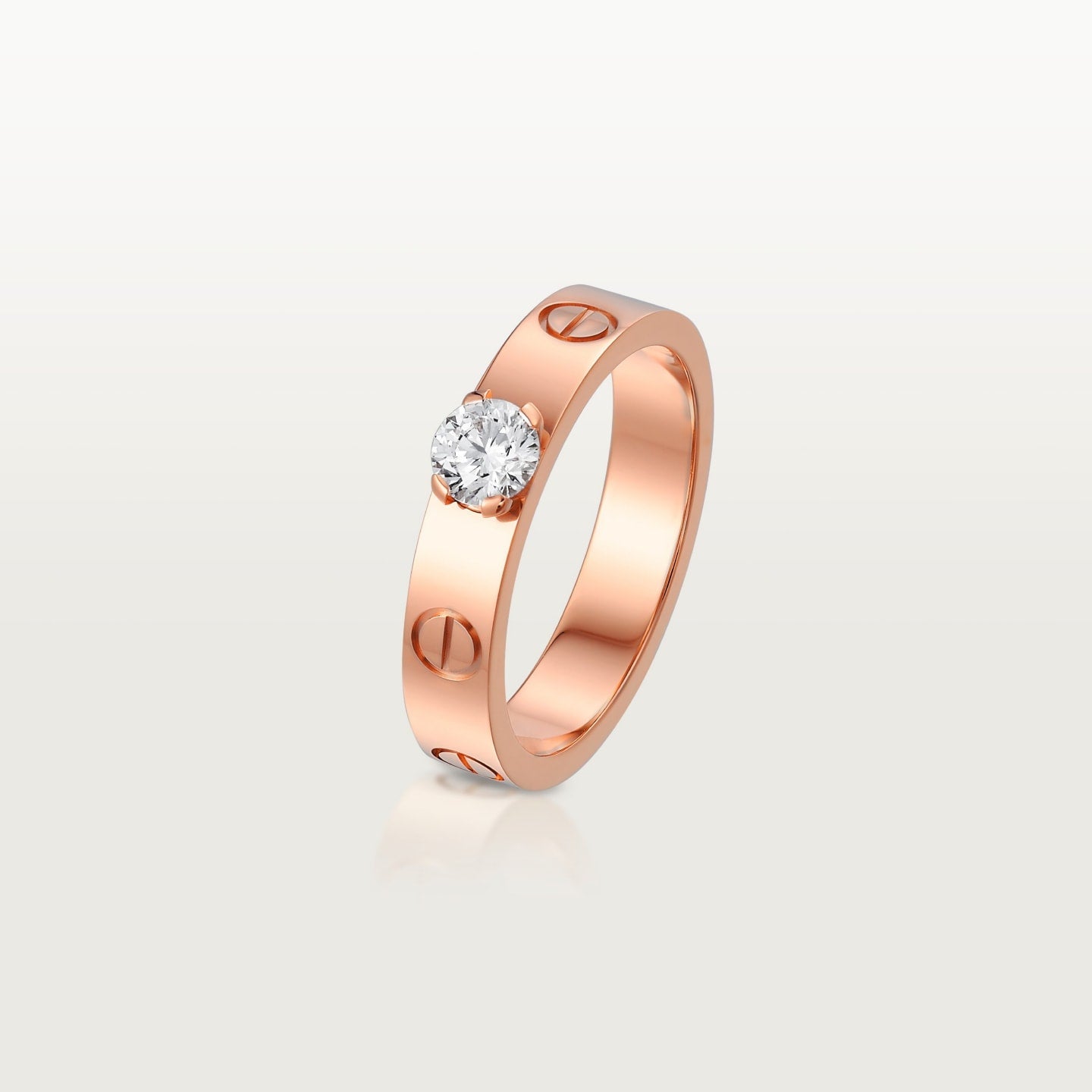 [Love's Uplift]LOVE RING 3.6MM 1 BIG DIAMOND