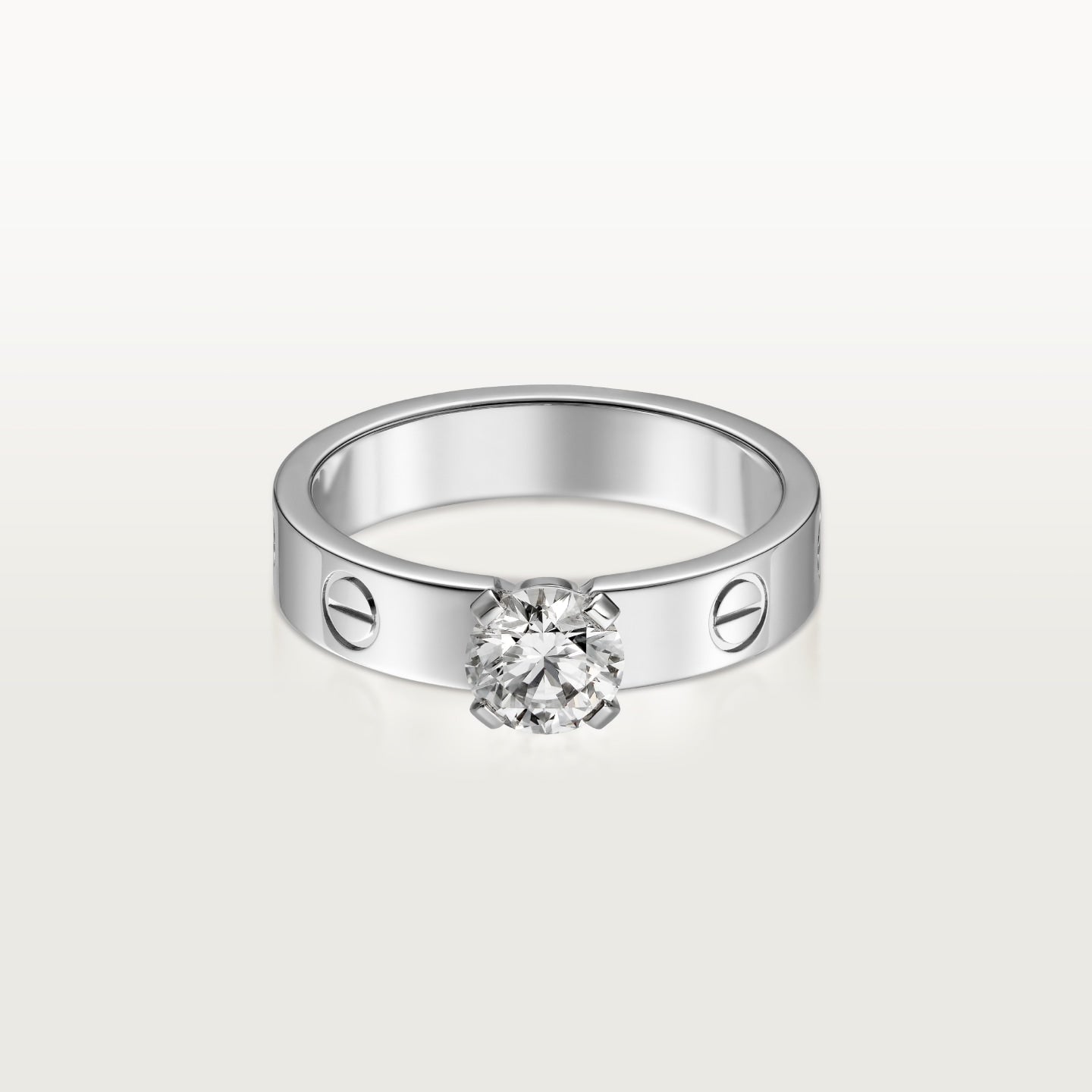[Love's Uplift]LOVE RING 3.6MM 1 BIG DIAMOND