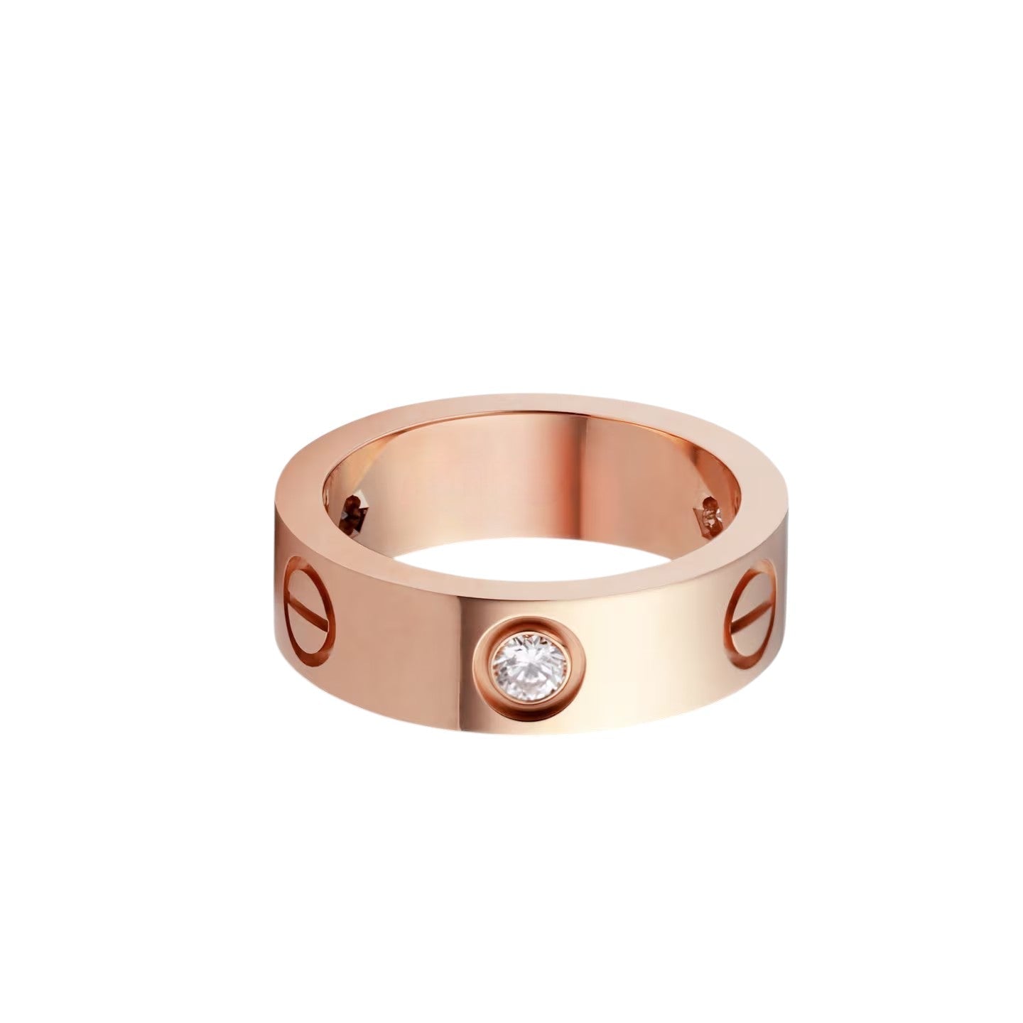 [Love's Uplift]LOVE 5.5MM 3 DIAMOND RING