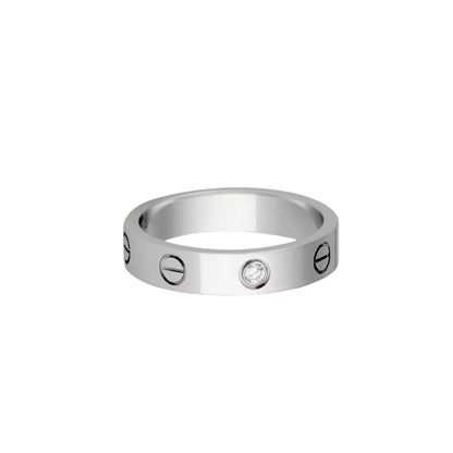 [Love's Uplift]LOVE 4MM 1 DIAMOND RING