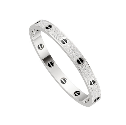 [Love's Uplift]LOVE BRACELET 6.1MM DIAMOND-PAVED CERAMIC