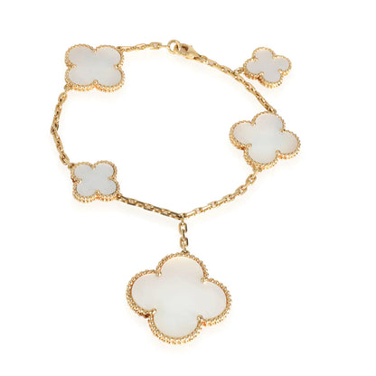 [Love's Uplift]MAGIC CLOVER MOP GOLD BRACELET 5 MOTIFS