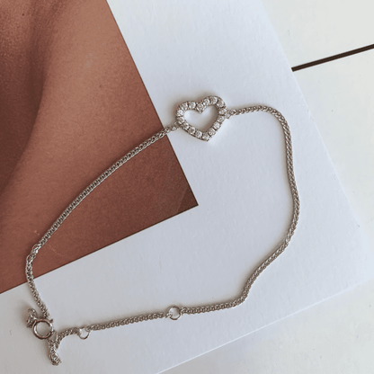 [Love's Uplift]Heart Shape Lover Bracelet