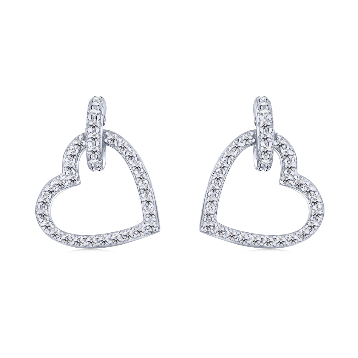[Love's Uplift]Dainty Heart Shape Earrings