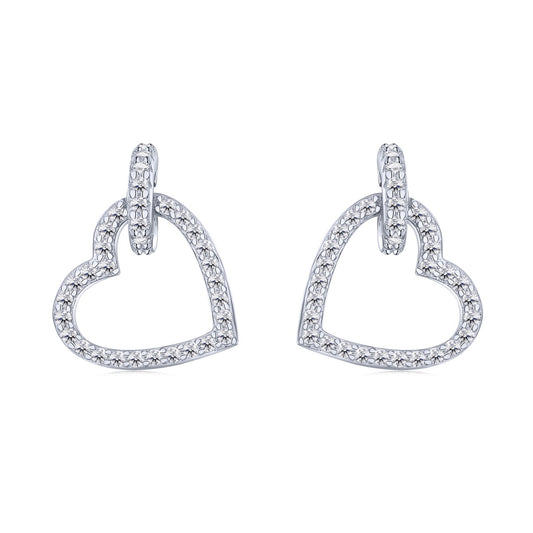 [Love's Uplift]Dainty Heart Shape Earrings