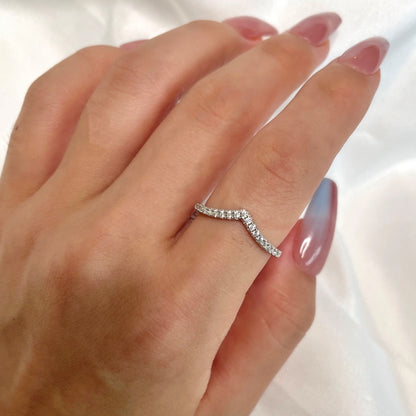 [Love's Uplift]Elaborate Tennis Band Ring