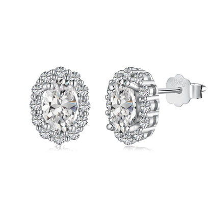 [Love's Uplift]Delicate Unique Oval Cut Daily Earrings