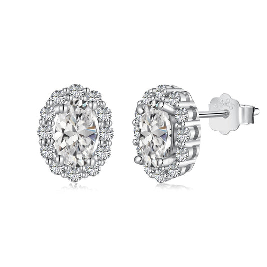 [Love's Uplift]Delicate Unique Oval Cut Daily Earrings
