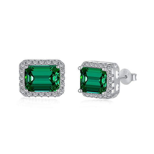[Love's Uplift]Luxurious Dainty Emerald Cut Banquet Earrings