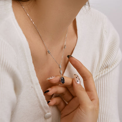 [Love's Uplift]Dazzling Pear Cut Necklace
