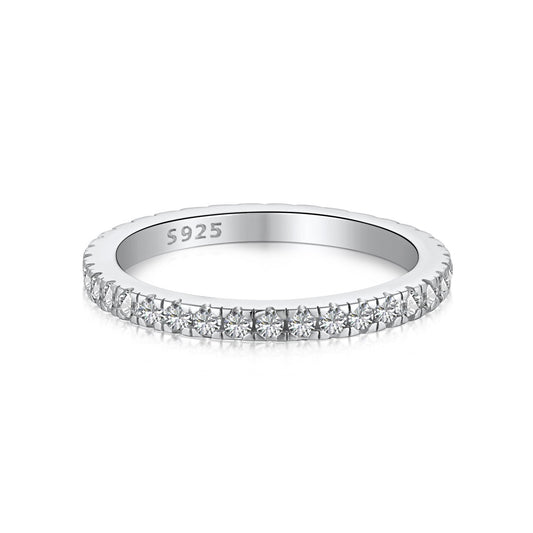 [Love's Uplift]Delicate Sparkling Round Cut Daily Ring