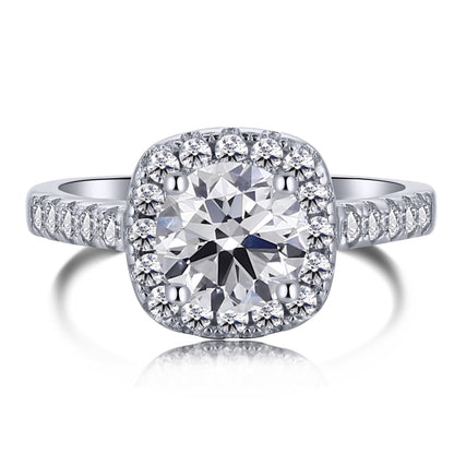 [Love's Uplift]Dazzling Resplendent Round Cut Wedding Ring