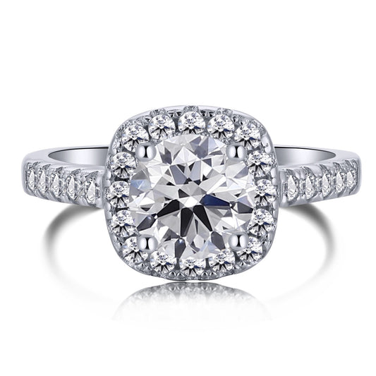 [Love's Uplift]Dazzling Resplendent Round Cut Wedding Ring