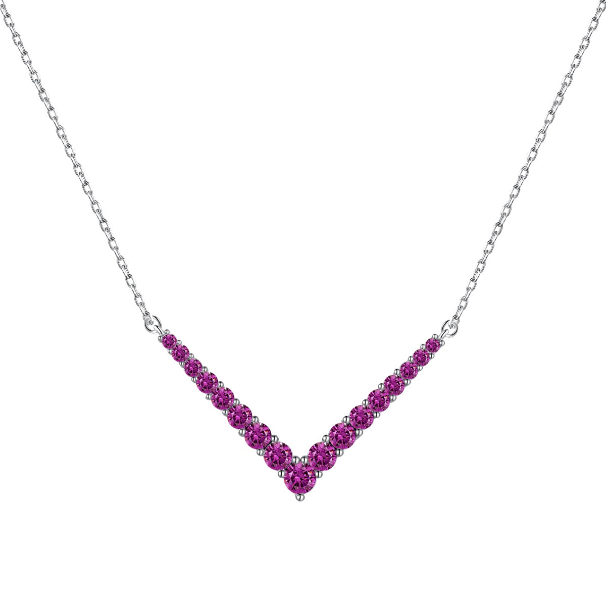 [Love's Uplift]Ornate Round Cut Necklace