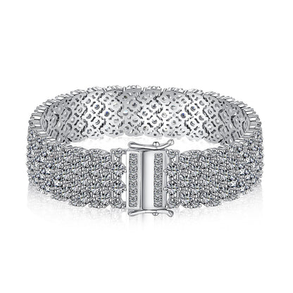 [Love's Uplift]Ornate Elegant Round Cut Party Bracelet