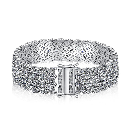 [Love's Uplift]Ornate Elegant Round Cut Party Bracelet