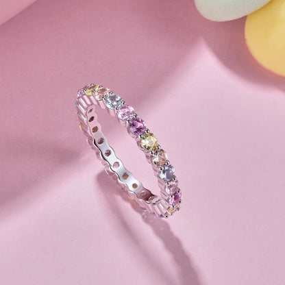 [Love's Uplift]Dazzling Resplendent Round Cut Party Ring