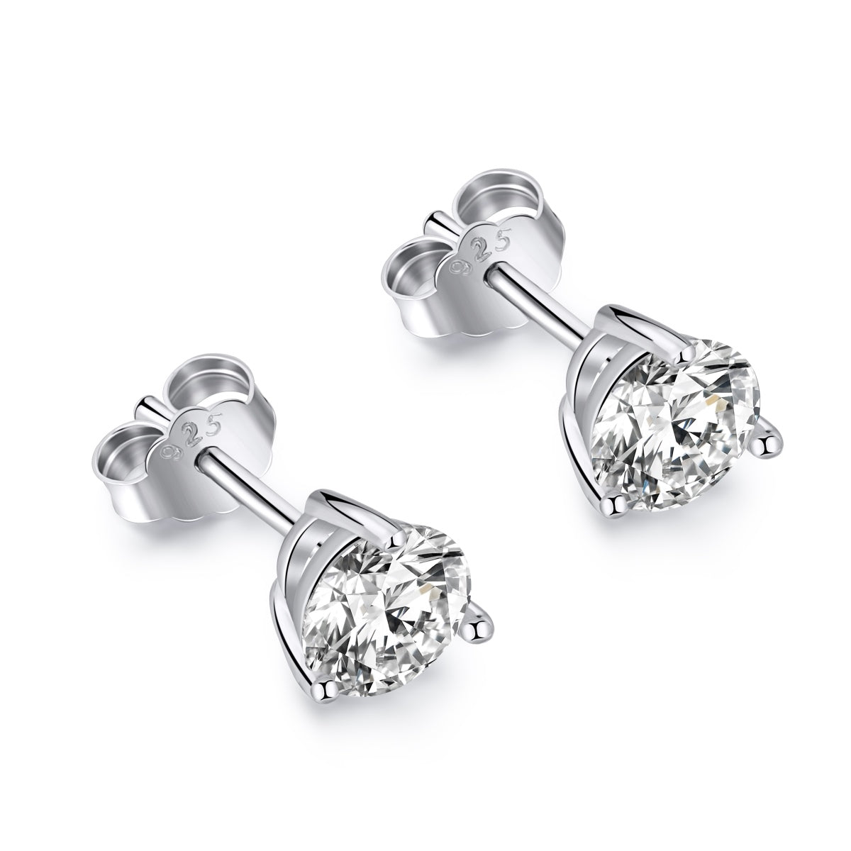 [Love's Uplift]Dainty Round Shape Earrings