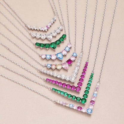 [Love's Uplift]Ornate Round Cut Necklace