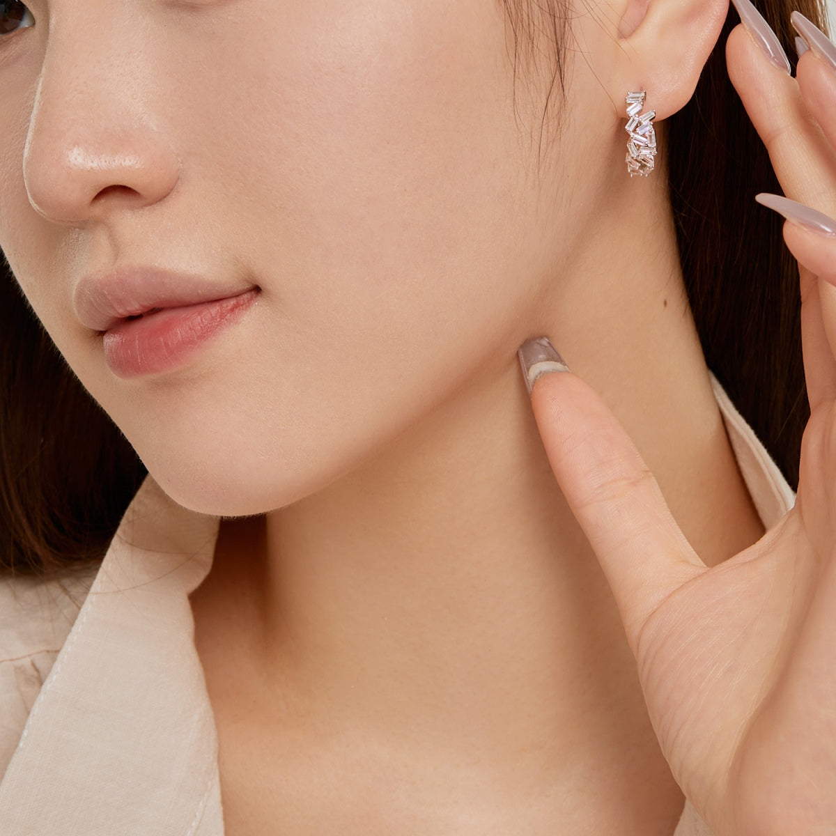 [Love's Uplift]Dazzling Colorful Emerald Cut Daily Earrings