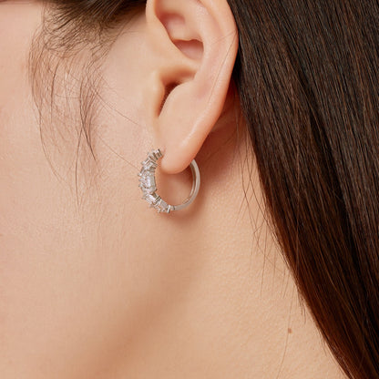 [Love's Uplift]Dazzling Colorful Emerald Cut Daily Earrings